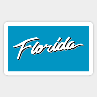 Florida Arena White Black Gray Sticker